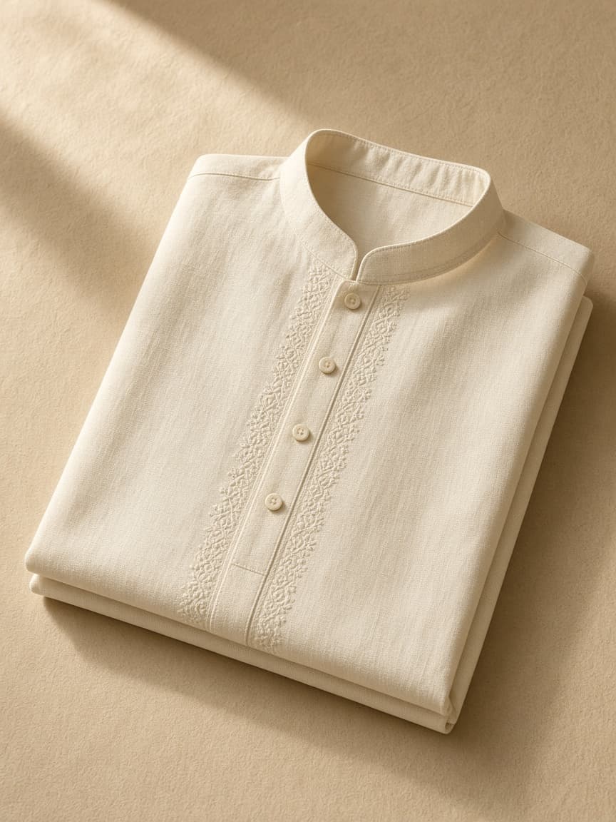 Ivory Cotton Kurta